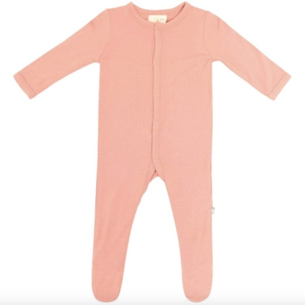 Kyte Baby Snap Footie & Hat in Terracotta NWT